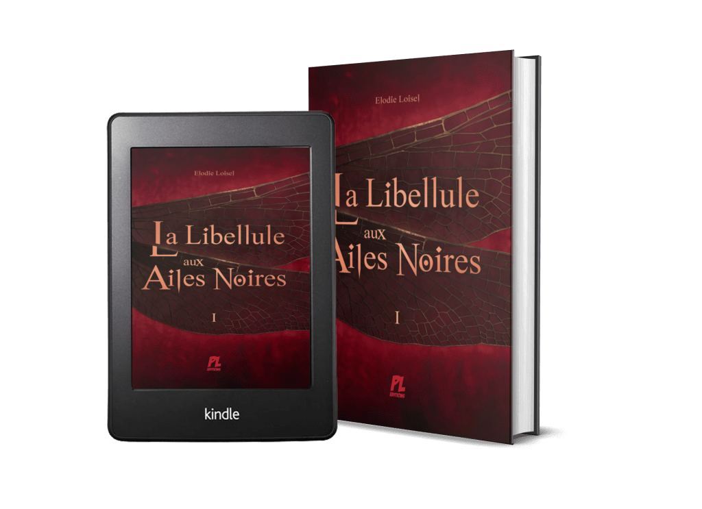 Couverture du thriller psychologique français La Libellule aux ailes noires d’Élodie Loisel – format relié